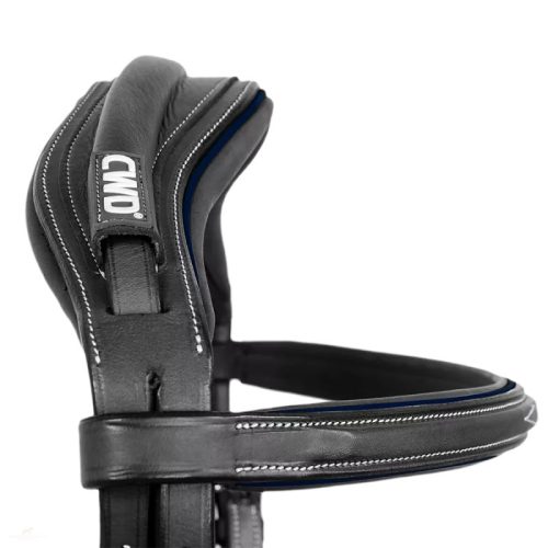 CWD Anatómiai Figure 8 Mademoiselle Hímzett Kantár, fekete-sötétkék