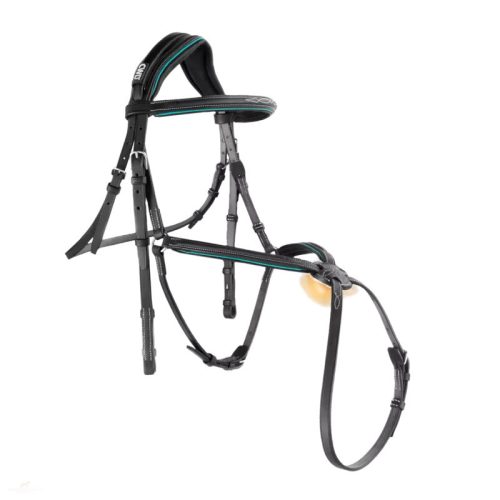 CWD Anatómiai Figure 8 Mademoiselle Hímzett Kantár, fekete-emerald