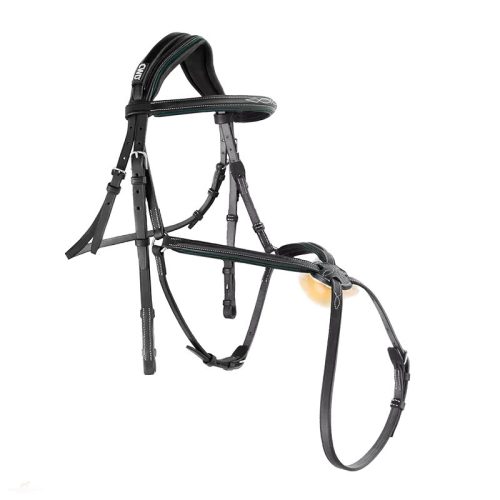 CWD Anatómiai Figure 8 Mademoiselle Hímzett Kantár, fekete-sötétzöld