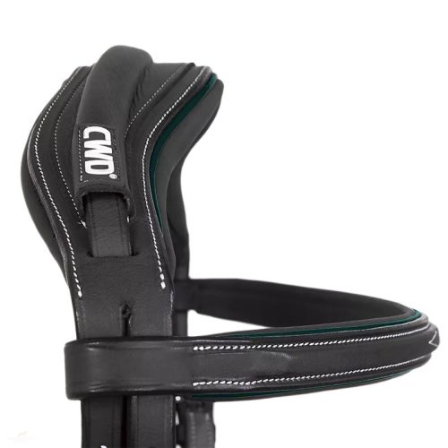 CWD Anatómiai Figure 8 Mademoiselle Hímzett Kantár, fekete-sötétzöld