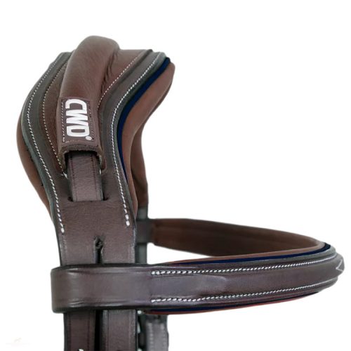 CWD Anatómiai Figure 8 Mademoiselle Hímzett Kantár, sötétbarna-sötétkék