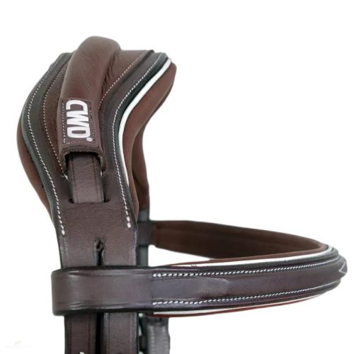 CWD Anatómiai Figure 8 Mademoiselle Hímzett Kantár, sötétbarna-ezüst