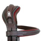 CWD Anatómiai Figure 8 Mademoiselle Hímzett Kantár, sötétbarna-piros