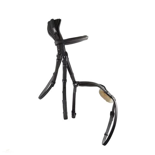 CWD Anatomic Figure 8 Hímzett Kantár, fekete
