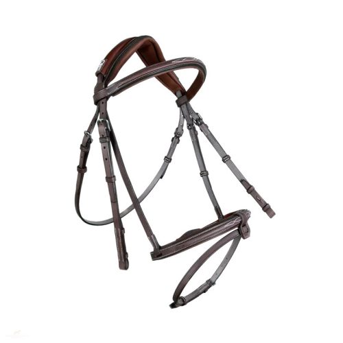 CWD Anatómiai Hímzett Mademoiselle Kantár, sötétbarna