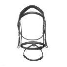 CWD Anatomic French Noseband Hímzett Kantár, fekete