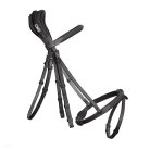 CWD Anatomic French Noseband Hímzett Kantár, fekete
