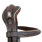 CWD Anatómiai Hímzett Mademoiselle Kantár, sötétbarna-ivory