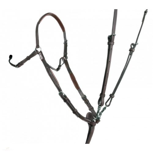 CWD Mademoiselle Martingál, sötétbarna-ezüst