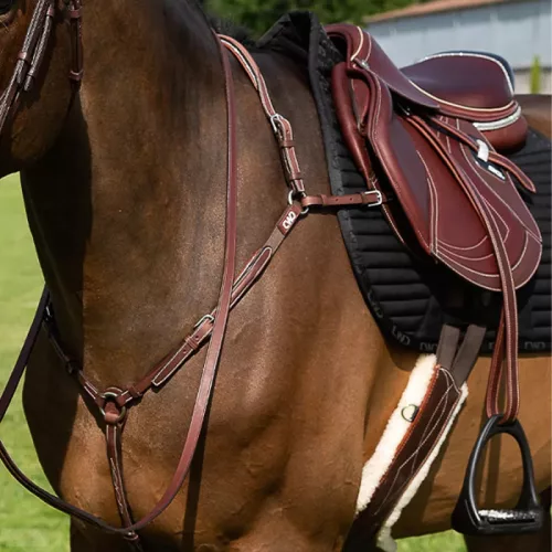 CWD Mademoiselle Martingál, sötétbarna-ivory
