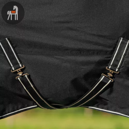 Imperial Riding Basic Karámtakaró Magasított Nyakkal, fekete