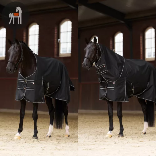 Imperial Riding Basic Karámtakaró Nyakrésszel, fekete