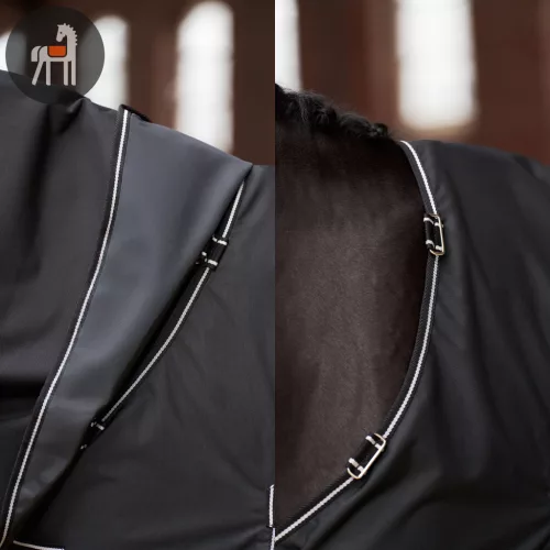 Imperial Riding Basic Karámtakaró Nyakrésszel, fekete