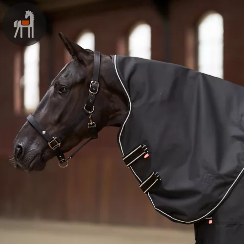 Imperial Riding Basic Karámtakaró Nyakrésszel, fekete