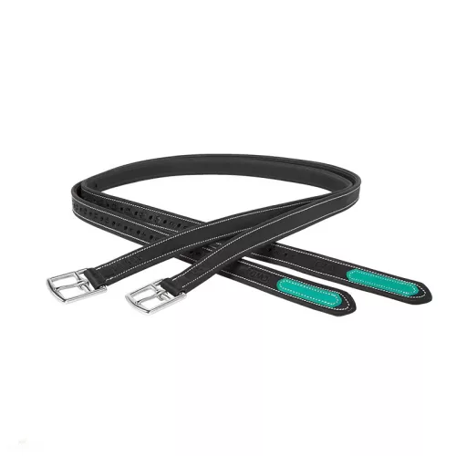 CWD Mademoiselle Nylon Lined Kengyelszíj, fekete-emerald