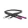 CWD Mademoiselle Nylon Lined Kengyelszíj, fekete-fuchsia