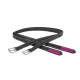 CWD Mademoiselle Nylon Lined Kengyelszíj, fekete-fuchsia