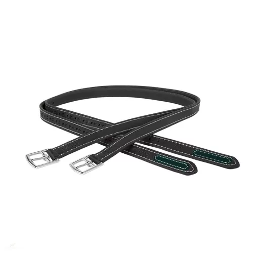 CWD Mademoiselle Nylon Lined Kengyelszíj, fekete-sötétzöld