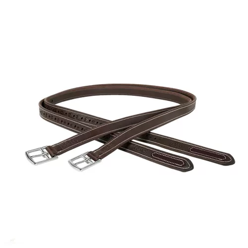 CWD Mademoiselle Nylon Lined Kengyelszíj, sötétbarna-burgundy
