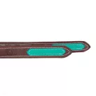 CWD Mademoiselle Nylon Lined Kengyelszíj, sötétbarna-emerald