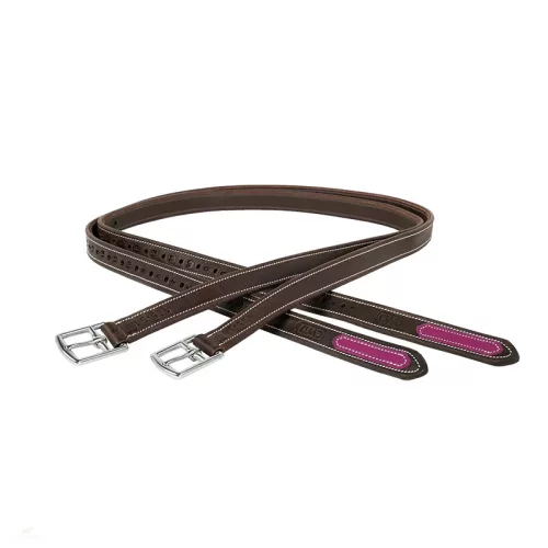 CWD Mademoiselle Nylon Lined Kengyelszíj, sötétbarna-lila