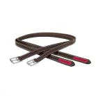 CWD Mademoiselle Nylon Lined Kengyelszíj, sötétbarna-piros