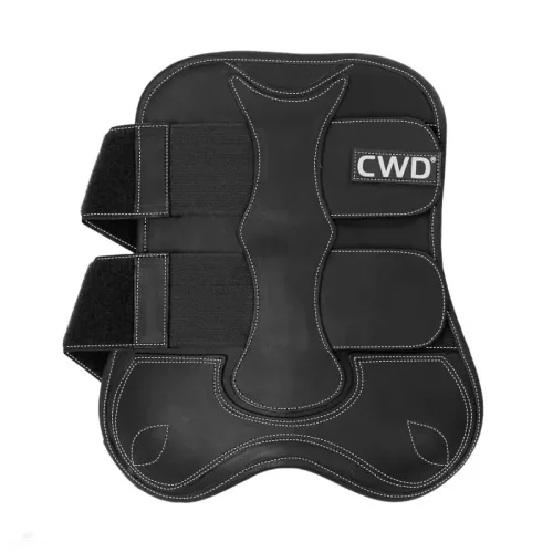 CWD Tépőzáras Ínvédő Borjúbőr Belsővel, fekete