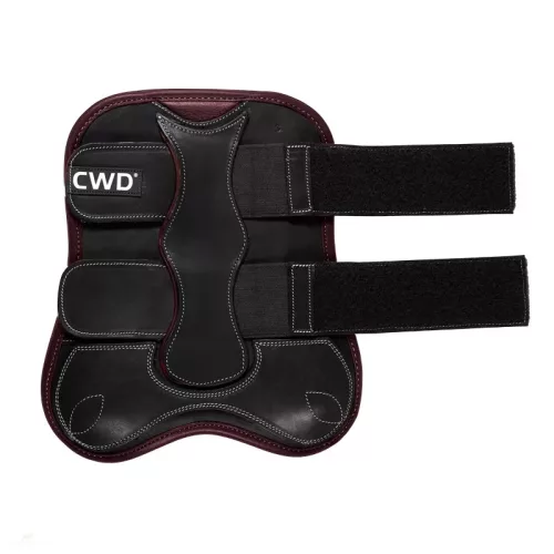 CWD Mademoiselle Tépőzáras Ínvédő, fekete-burgundy