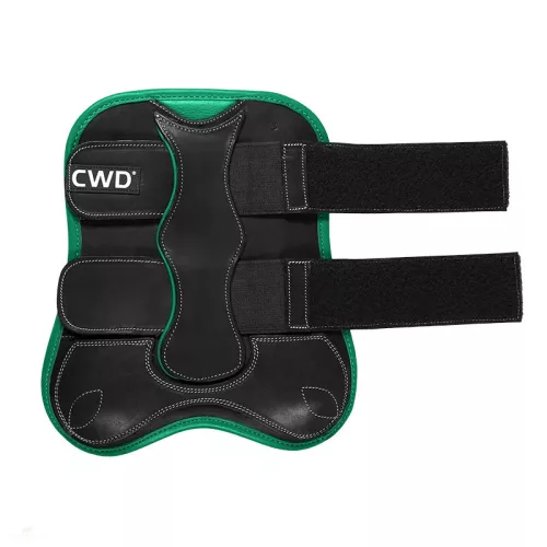 CWD Mademoiselle Tépőzáras Ínvédő, fekete-emerald