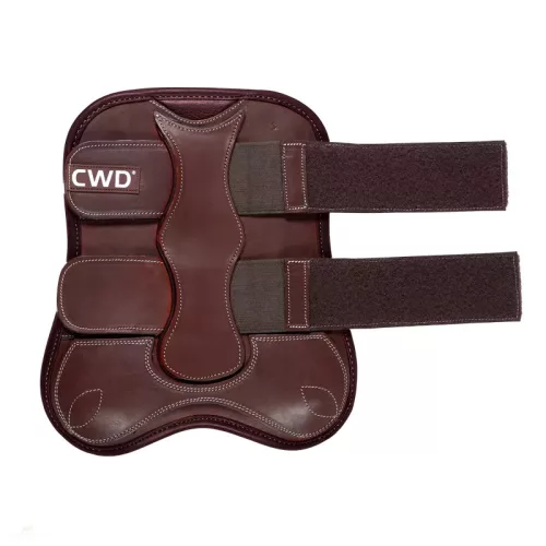 CWD Mademoiselle Tépőzáras Ínvédő, sötétbarna-burgundy
