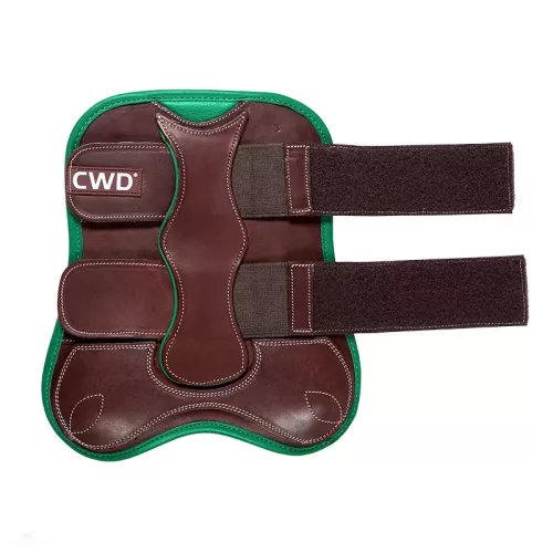 CWD Mademoiselle Tépőzáras Ínvédő, sötétbarna-emerald