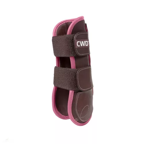 CWD Mademoiselle Tépőzáras Ínvédő, sötétbarna-fuchsia