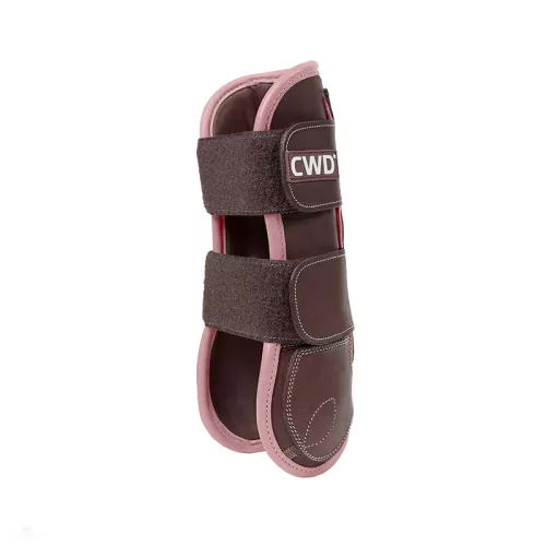 CWD Mademoiselle Tépőzáras Ínvédő, sötétbarna-pink