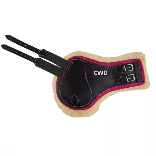 CWD Mademoiselle Bárányszőrmés Bokavédő, fekete-fuchsia
