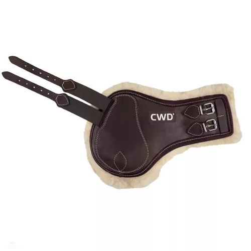 CWD Mademoiselle Bárányszőrmés Bokavédő, sötétbarna-burgundy