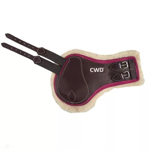 CWD Mademoiselle Bárányszőrmés Bokavédő, sötétbarna-fuchsia