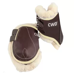   CWD Mademoiselle Bárányszőrmés Bokavédő, sötétbarna-ivory