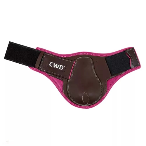 CWD Mademoiselle Young Bokavédő Calfskin, sötétbarna-fuchsia
