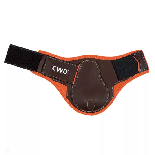 CWD Mademoiselle Young Bokavédő Calfskin, sötétbarna-narancssárga