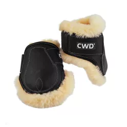 CWD Young Tépőzáras Bárányszőrmés Bokavédő, fekete