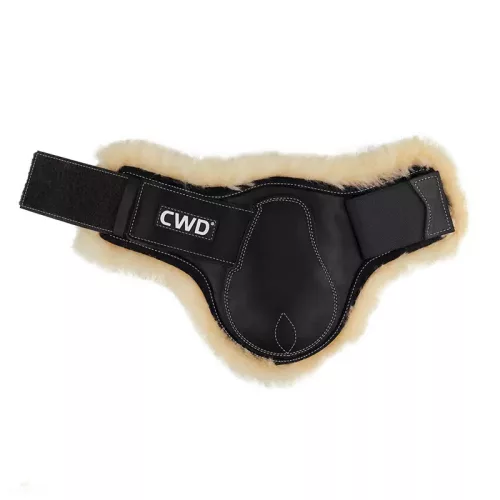 CWD Young Tépőzáras Bárányszőrmés Bokavédő, fekete