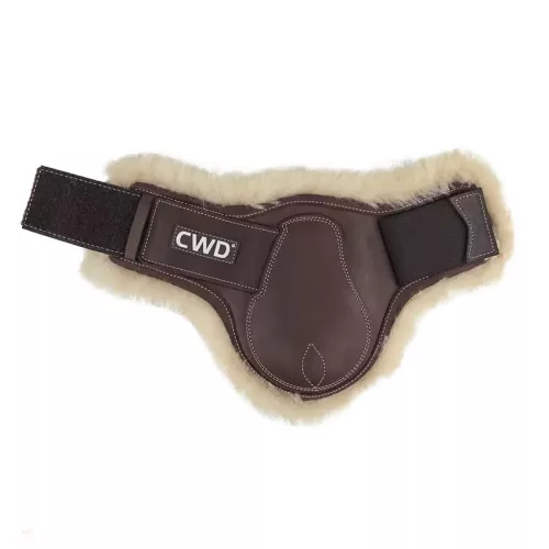 CWD Young Tépőzáras Bárányszőrmés Bokavédő, sötétbarna