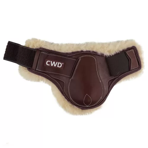 CWD Mademoiselle Young Bárányszőrmés Bokavédő, sötétbarna-burgundy