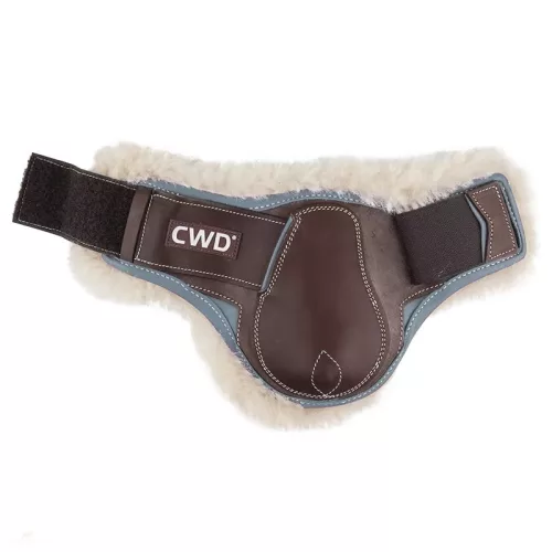 CWD Mademoiselle Young Bárányszőrmés Bokavédő, sötétbarna-ezüst