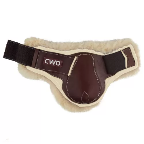 CWD Mademoiselle Young Bárányszőrmés Bokavédő, sötétbarna-ivory