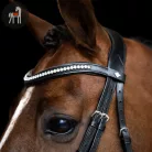 Imperial Riding Simple Kombinált Orrszíjas Kantár, fekete