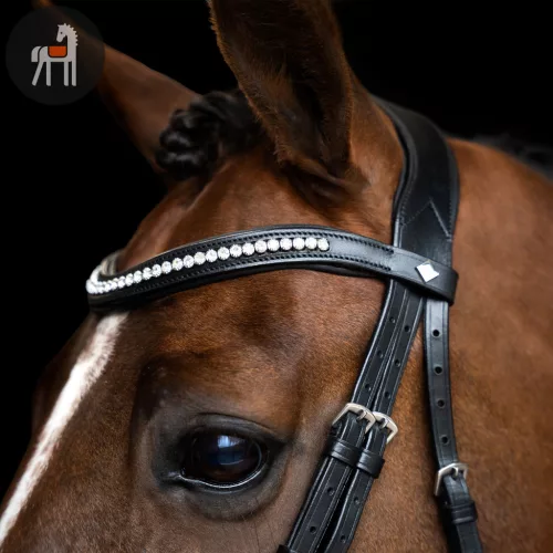 Imperial Riding Simple Kombinált Orrszíjas Kantár, fekete