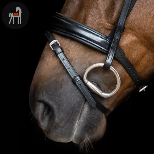 Imperial Riding Simple Kombinált Orrszíjas Kantár, fekete