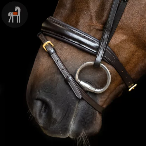 Imperial Riding Simple Kombinált Orrszíjas Kantár, sötétbarna