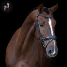 Imperial Riding Kantár Ívelt Angol Kantár, fekete